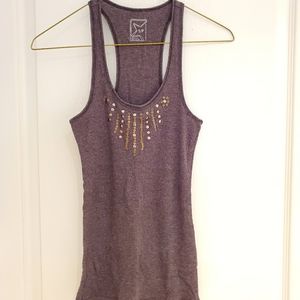 Embellished tank top